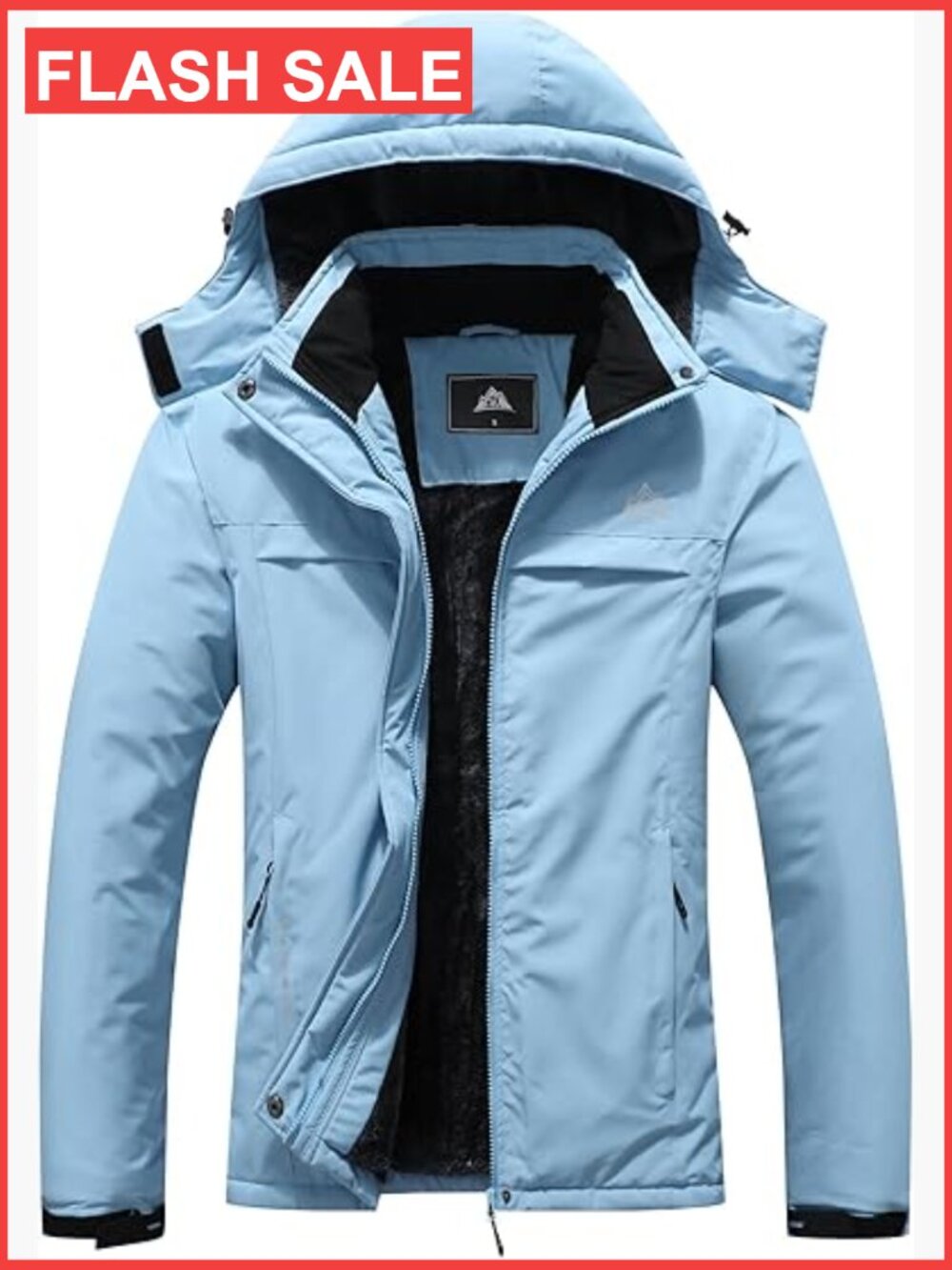 Women's Ski Jacket Warm Winter Coat Hooded Snowboarding Waterproof Windbreaker